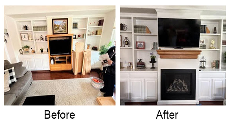 Before and After work